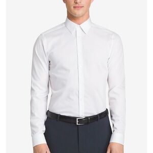 Calvin Klein Men's Crisp White Dress Shirt